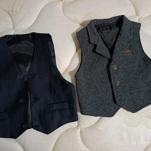 Hashtag suit set for 2-year-old boy like new with gift vest