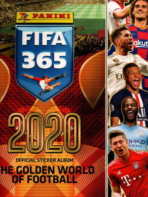 FIFA 365 Panini 2020 sticker album used for missing stickers