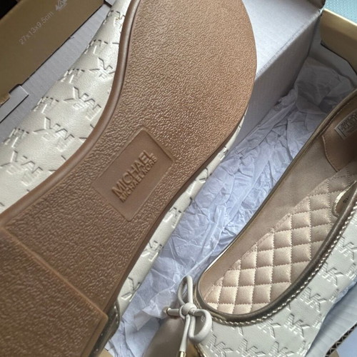Michael Kors ballet flats size 37, gold