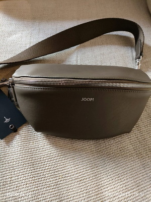 Joop! leather bum bag new, taupe color