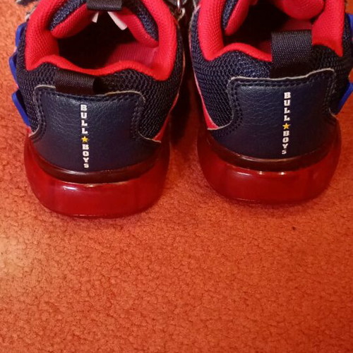 Bull Boys boys shoes used, size 28, blue and red