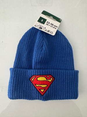 Children's blue Superman hat new, size S