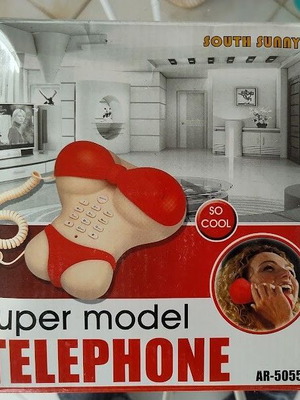 South Sunny AR-5055 vintage σταθερό ενσύρματο τηλέφωνο σε σχήμα supermodel