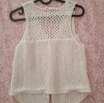 Knitted top Pull & Bear like new, size M, white
