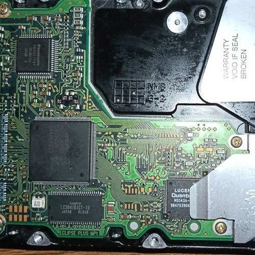 Quantum 6.4GB IDE hard drive used, vintage 5400 RPM 512KB cache