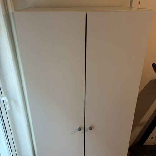 White clothing wardrobe 80x51x180 cm