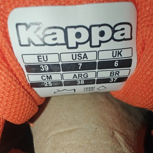 Kappa Logo Boldy Kid sneakers size 39 new, black and white