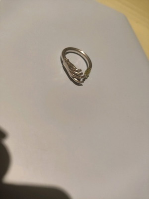 Silver handmade ring like new
