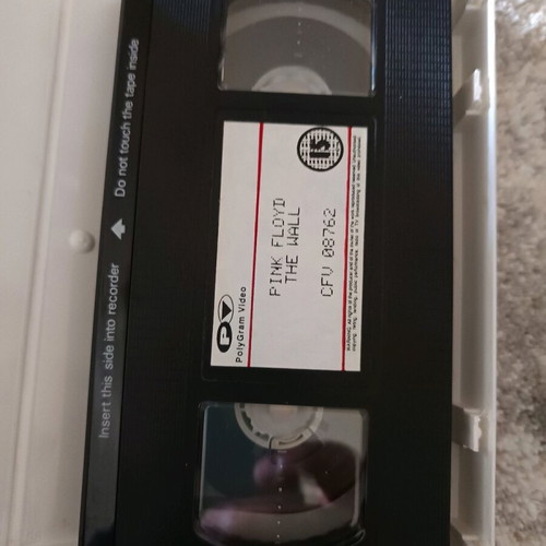 Pink Floyd rare videotape The Wall used with subtitles