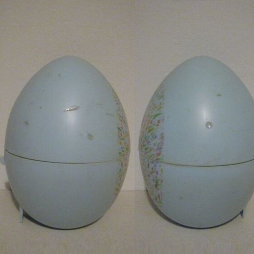 El Greco Patapoufa Blue Doll with Egg 1980s like new