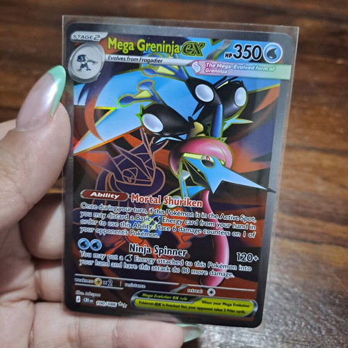 Mega Greninja EX 100/086 Pokémon card new