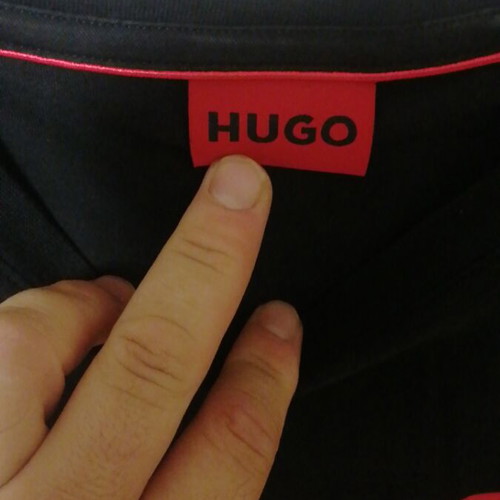 Hugo Boss T-shirt new, size XL, black and red cotton