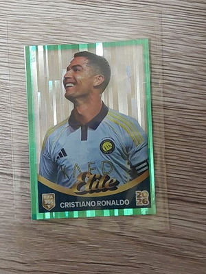 Panini FIFA 365 2026 Cristiano Ronaldo Elite Sticker Parallel Green καινούργιο