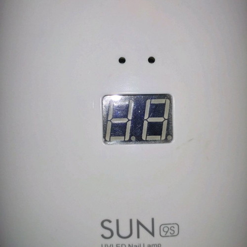 Sun nail lamp and 10 nearly full nail polishes