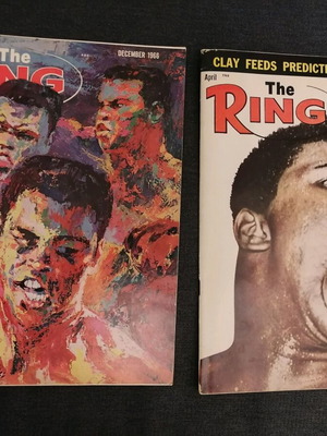 The Ring boxing magazines used, 1964 and 1966 set of 2