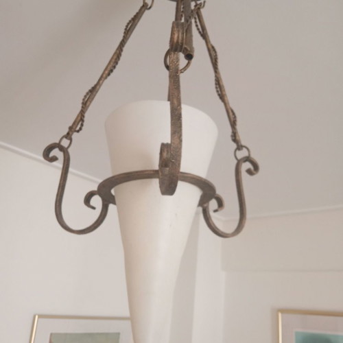 Ceiling pendant lights used, pack of 2, bronze color