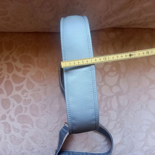 Shoulder bag like new, grey synthetic leather