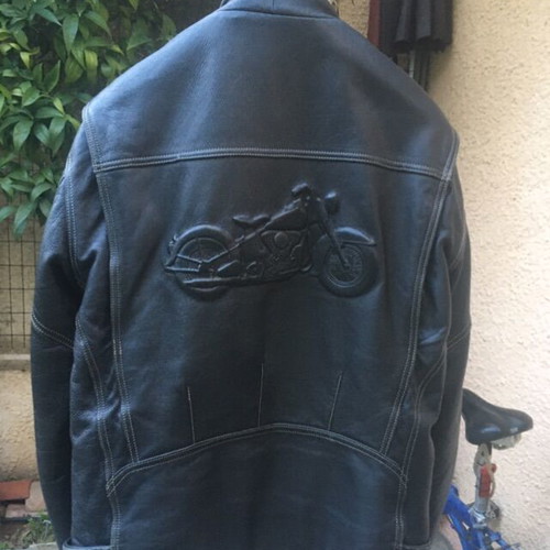 Harley Davidson jacket like new, black, size L with embossed engine