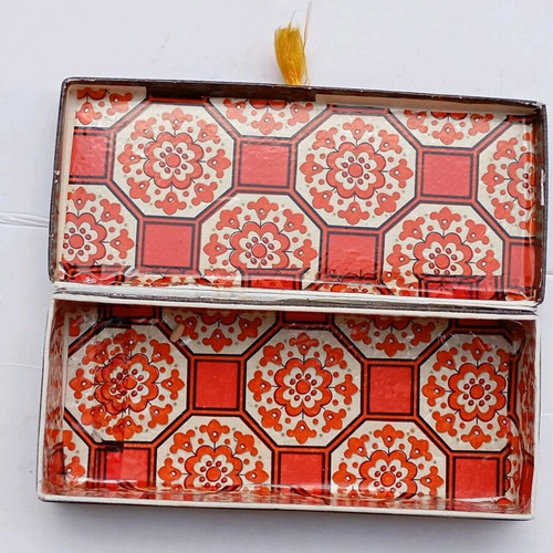 Vintage candy box used from the 70s with ATTIKON logo