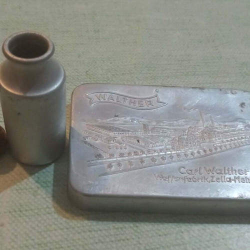 Carl Walther Waffenfabrik Zella-Mehlis Pre-WWII Gun Cleaning Kit used