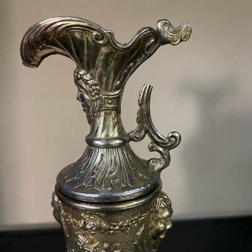 Amphora used bronze/brass 23cm 60s