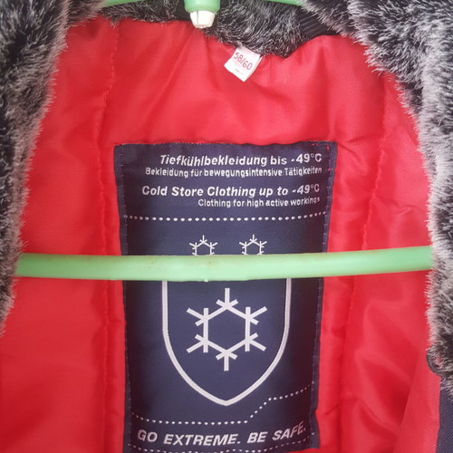 Under Zero Jacket new for extreme cold temperatures