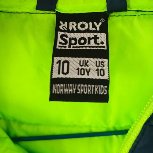 Children's jacket used No 10Y dark blue with hood