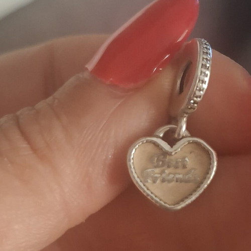 Pandora heart charm Best Friends always there