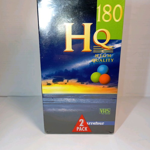 VHS pack of 2 new cassettes
