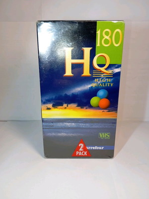VHS pack of 2 new cassettes