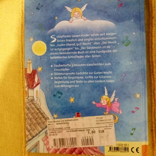 Schlaf Kindlein, schlaf German book of songs and poems