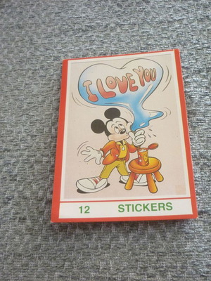 Mickey Mouse Carousel vintage αυτοκόλλητο #12