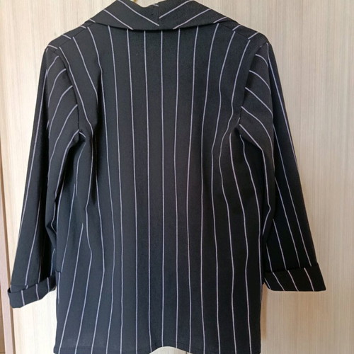 Black and white jacket used, Made in Italy, One Size