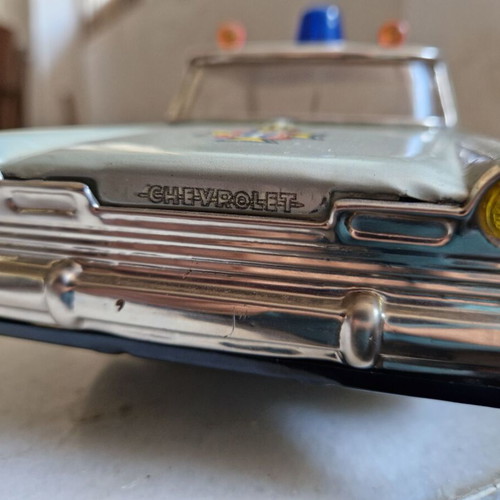 Τσιγκινο αμαξάκι Chevrolet Αστυνομίας Πολεων μεταχειρισμένο, γκρι