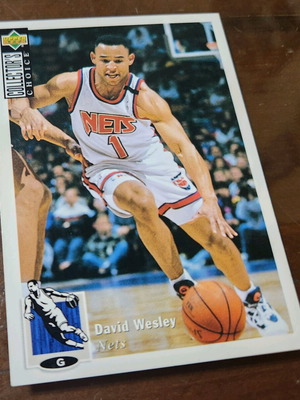 1994-95 Upper Deck Collector's Choice International Spanish #112 David Wesley card like new