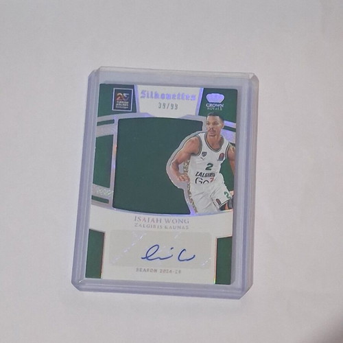 Isaiah Wong auto patch card /99