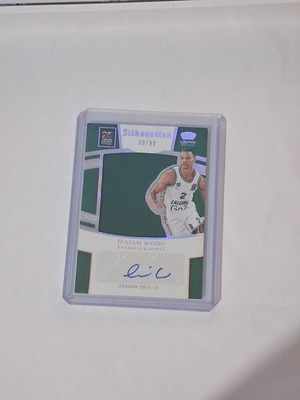 Isaiah Wong auto patch card /99