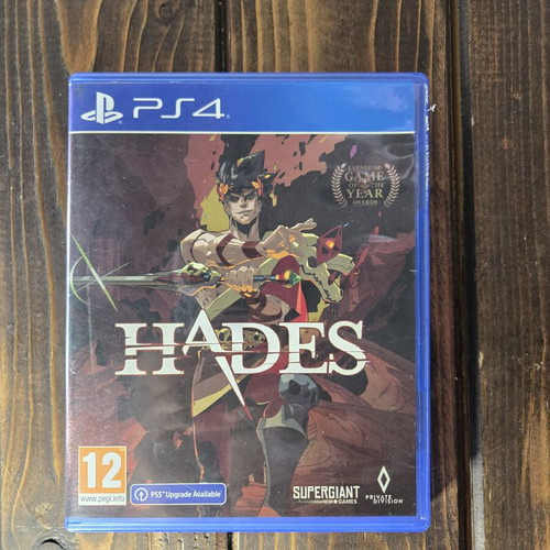 Hades PS4 game with booklet