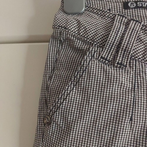 Staff shorts used, size 36 / S, black and white