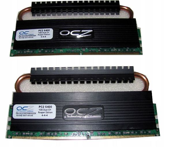  OCZ Reaper 2GB Kit 2x1GB PC2 6400 Dual Non-ECC 800MHz DDR2 OCZ2RPR8002GK