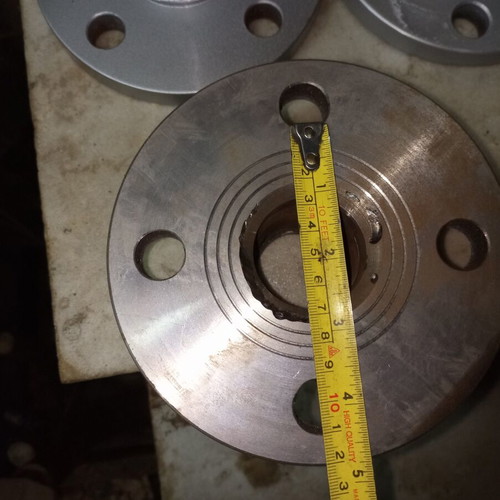 DIN 40 lathe flanges with 1 1/2 inch nipples, pack of 10