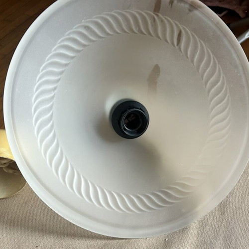 Glass ceiling light 30 cm like new