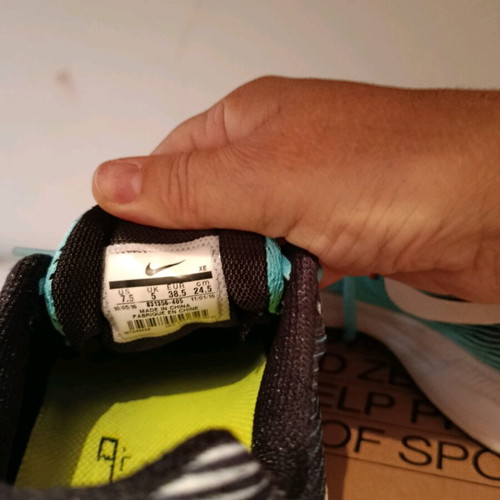 Nike sport shoes Zoom Pegasus 33 used, blue size 38.5