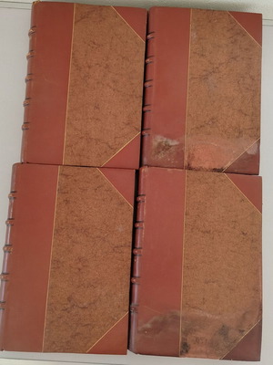 Aristotle Opera Omnia 4 volumes used, Ambrosio Firmin-Didot 1878 edition