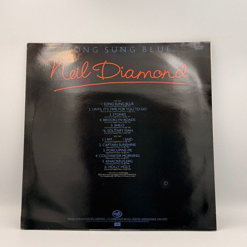 Neil Diamond Song Sung Blue LP used