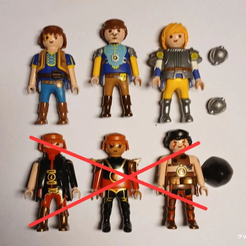 Playmobil 3 μεταχειρισμένες φιγούρες Novelmore