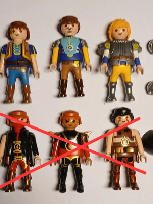 Playmobil 3 μεταχειρισμένες φιγούρες Novelmore