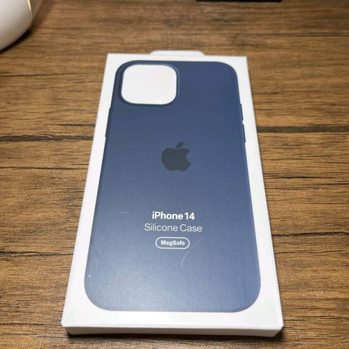 Θήκη iPhone 14 MagSafe Navy Blue καινούργια, αυθεντική Apple
