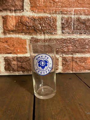 Omega Tsotras glass used, 12 cm tall