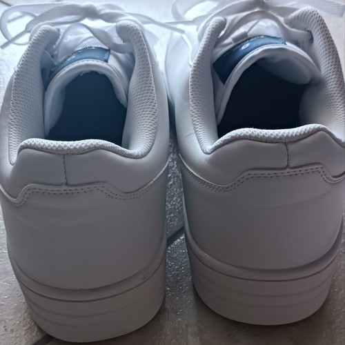 Ben Sherman sneakers size UK 12 like new, white with small yellow stain